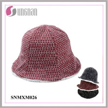 2015 Winter Warm Multicolor Fisherman Cap Lovely engrosó los sombreros del cubo